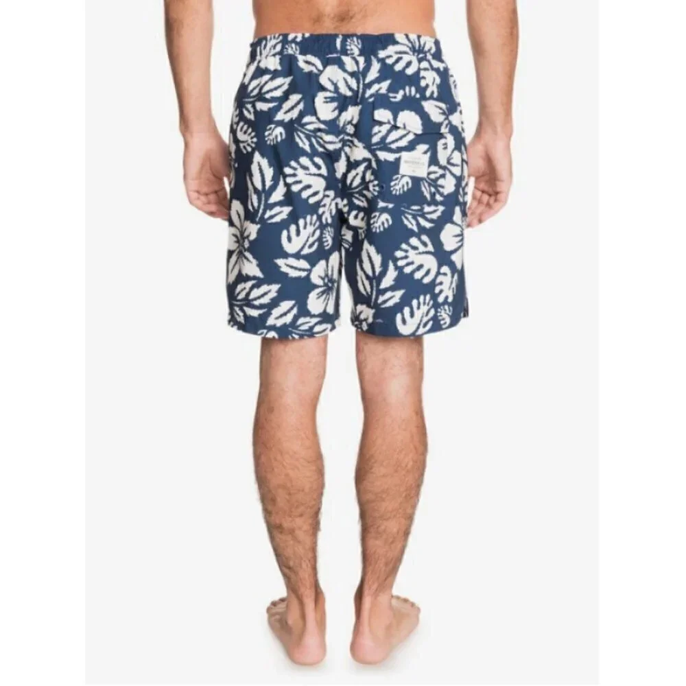 💕QUIKSILVER💕 Waterman Hawaii Print Board Shorts Swim Trunks Floral XL NWT